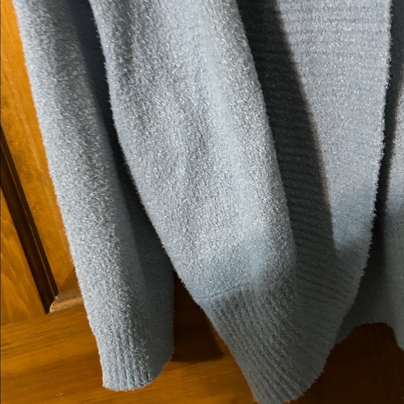 Women's Cozy Open-Front Sweater - Light Blue Rachel Zoe size Large - Picture 2 of 7